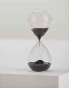 Ampulheta em Vidro 12,5cm - 5 min