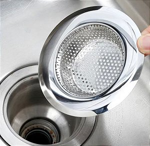 Ralo para pia - Inox 9cm