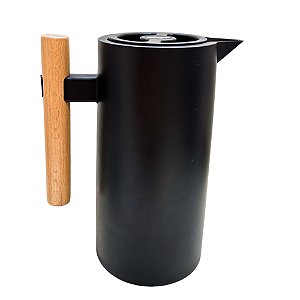 Garrafa Térmica Cabo reto - Preto 1L