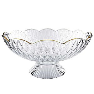Centro de Mesa Fruteira Redonda 26x12,3cm em Plástico