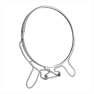 Espelho De Mesa 21cm C/ Lente de Aumento
