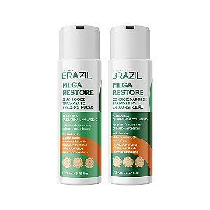 KIT HOME CARE RECONSTRUÇÃO INTENSIVA MEGA RESTORE 250ml