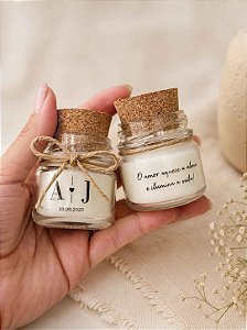 MINI VELA ROLHA 30G - Personalizada