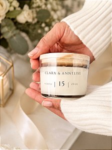 VELA VIDRO 100G - Personalizada