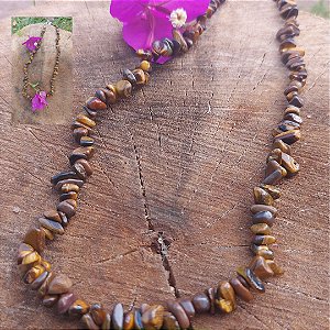 Choker Olho de Tigre-Contra inveja e Olho Gordo-Força Espiritual