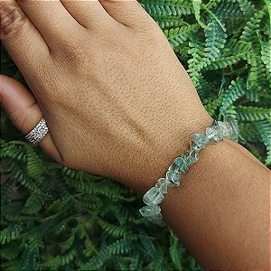Pulseira Fluorita Verde-Limpeza e reconstituição da aura-Superação-Purificação-Concentração