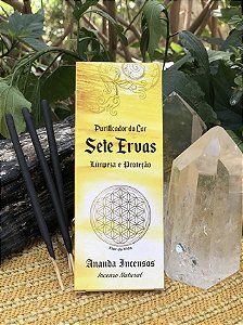 Incenso Sete Ervas-Purificador do lar -Ananda