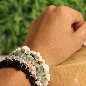 Kit Pulseiras- Cura Profunda -Saúde - Fé -Proteção