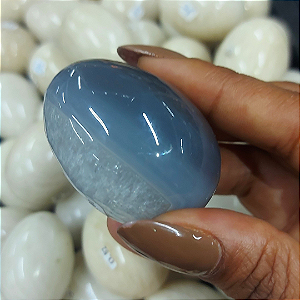 Yonni Egg Agata Rendada- Harmoniza mente e emoções- Acolhimento - Aflora nossa verdade interior