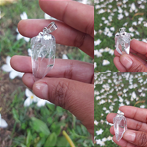 Pingente Cristal Exemplar Lapidação especial