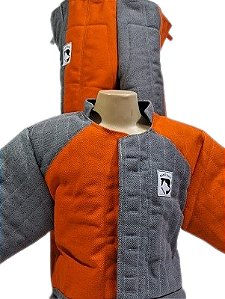 Bite Suit Semi Treinamento - pronta entrega cinza e laranja