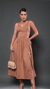 VESTIDO CHLOE DOCE DE LEITE