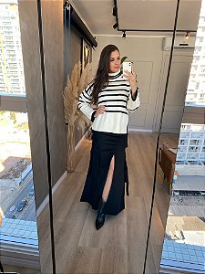TRICOT OFF WHITE LISTRADO