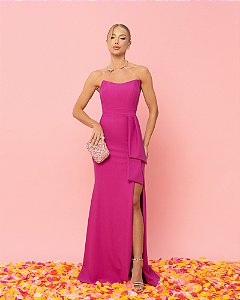 VESTIDO LORENA FUCSIA