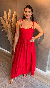VESTIDO VERONICA VERMELHO