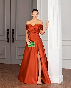VESTIDO LIZ TERRACOTA
