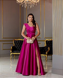 VESTIDO ARIANA FUCSIA
