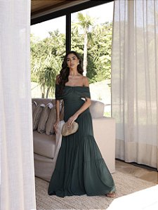 VESTIDO HELOISA VERDE EUCALIPTO