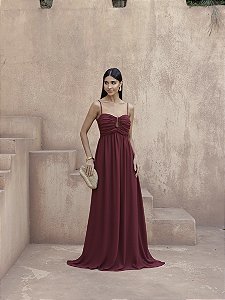 VESTIDO TOSCANA MARSALA