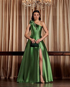 VESTIDO MARIAH VERDE OLIVA