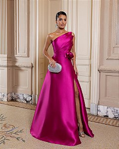 VESTIDO KELLY FUCSIA