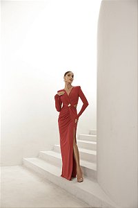 VESTIDO BETINA VERMELHO