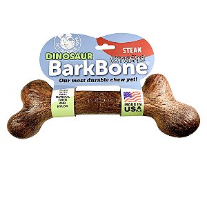 Pet Qwerks Dinosaur Barkbone Extreme Steak