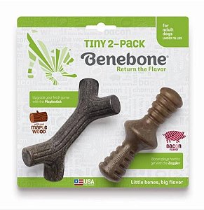 Benebone Tinny MINI 2 - Pack Maplestick + Zaggler