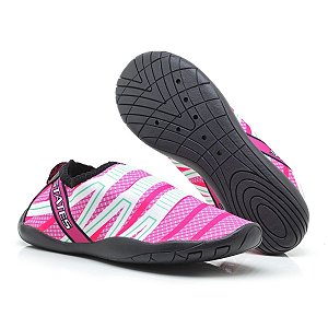 Sapatilha Neoprene Aquática Feminina Rosa