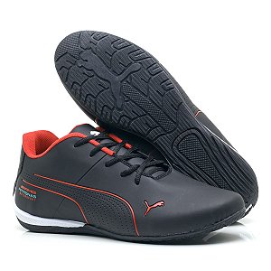 Tênis Masculino Puma Amg Petronas Mercedes Preto Vermelho