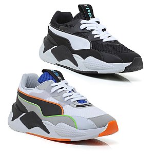 Tenis puma preto e verde sales