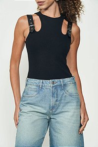 BLUSA COLCCI PRETO M