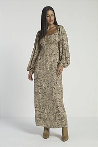 VESTIDO LONGO MY PLACE EST NEW SKIN M
