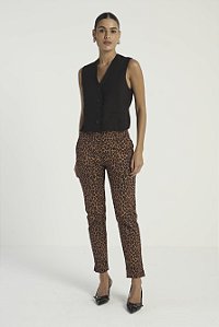 CALÇA MY PLACE EST LEOPARD P