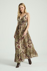 VESTIDO MY PLACE EST MAXI CASHMERE M