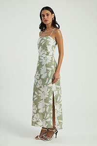 VESTIDO MY PLACE MIDI EST FLOR DE LOTUS G