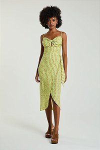 VESTIDO LONGO MY PLACE EST PETALAS G