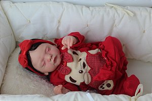 Bebê Reborn Sam Realista Recém Nascida