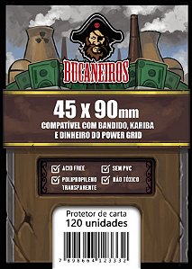 Sleeve Customizado - Bandido / Kariba / Dinheiro do Power Grid / Futuropia (45 x 90)