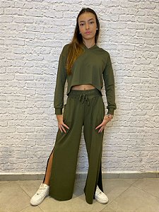 Pantalona Viscolycra - Verde Militar