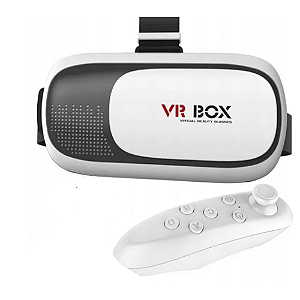 Óculos Realidade Virtual Android/iOS 360 Para Celular - NGR Com Controle