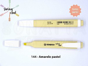 Marcador de Texto STABILO Swing Cool Pastel - Amarelo 144