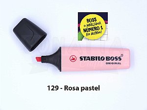 Marcador de Texto STABILO Boss Pastel - Rosa 129