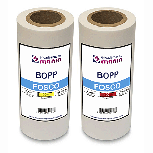 BOPP Fosco 27 micra - Largura 22cm