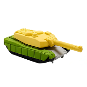 Borracha Tanque de Guerra Montável