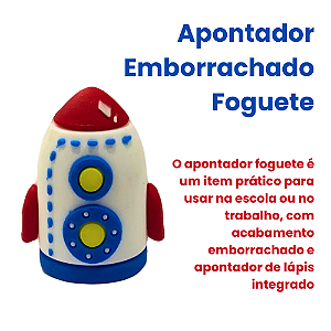 Apontador Foguete Fofinho