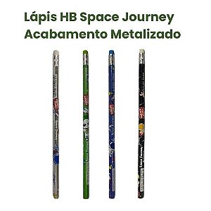 Lápis Preto HB - Space Journey -  Galaxy Club