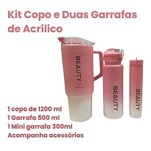 Kit Garrafa Beauty Xls 3 em 1