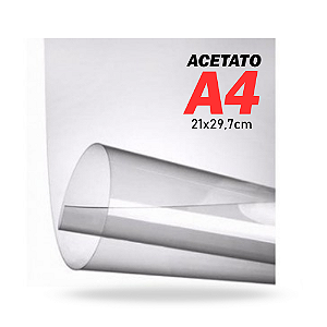 Acetato PVC Transparente A4 (21x29,7cm)