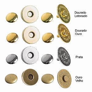 Botão Magnético Cabeça Dupla 14mm